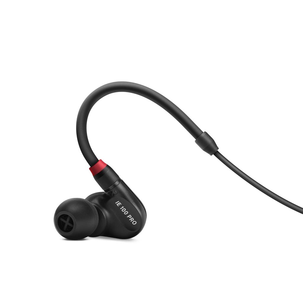 Auriculares de Monitorización Profesional Sennheiser IE 100 PRO NEGRO, Negro, [Producto Oficial Japonés] 508940, Tipo In-Ear, Auriculares con Cable