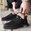 Men'S Thick Sole Casual Shoes Spring New Breathable Soft-Sole Anti-Slip Outdoor Walking Shoes White Flat Shoes Sports Board Shoe