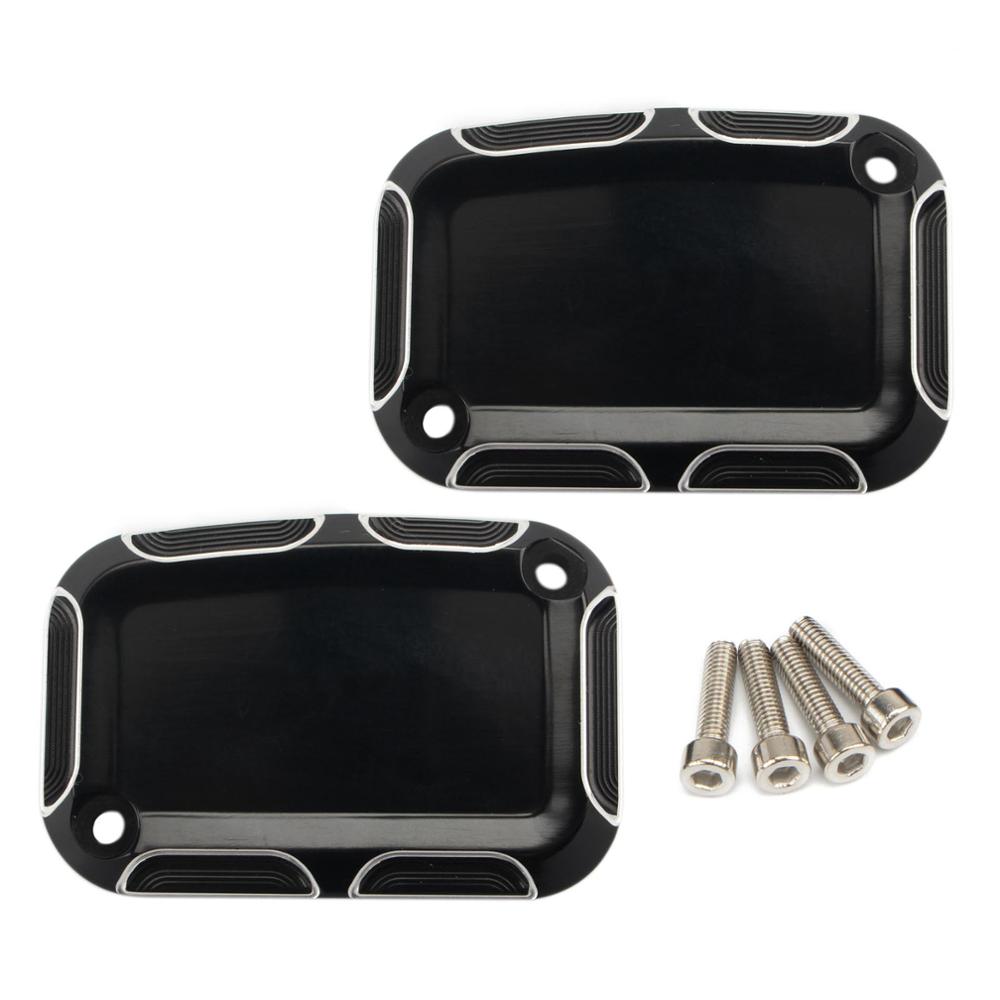 Motorcycle Brake Clutch Reservoir Master Cylinder Cover Cap Fluid Pump Cap Lid For Harley Touring Electra Street Glide Road King