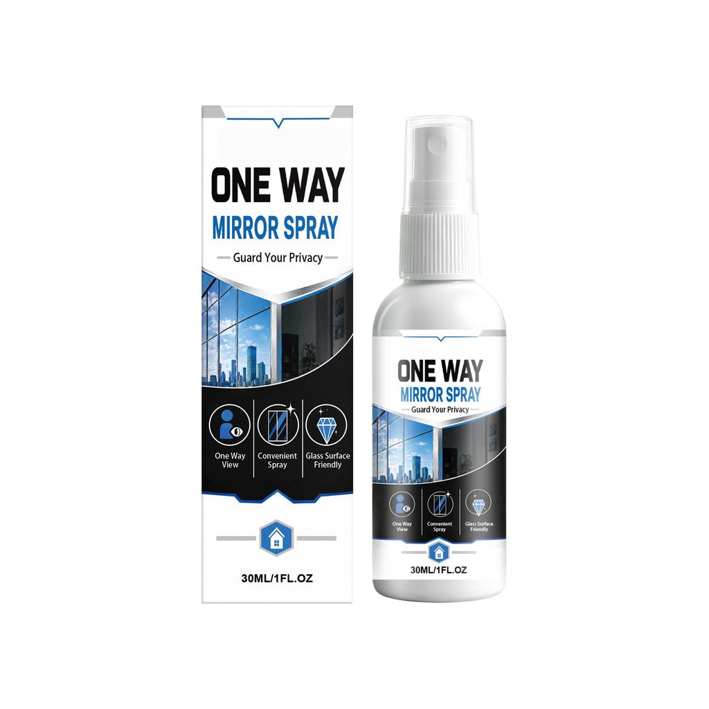 Spray Vetro Riflettente per Privacy Temporanea, Rivestimento Effetto Specchio Unidirezionale per Casa e Veicolo