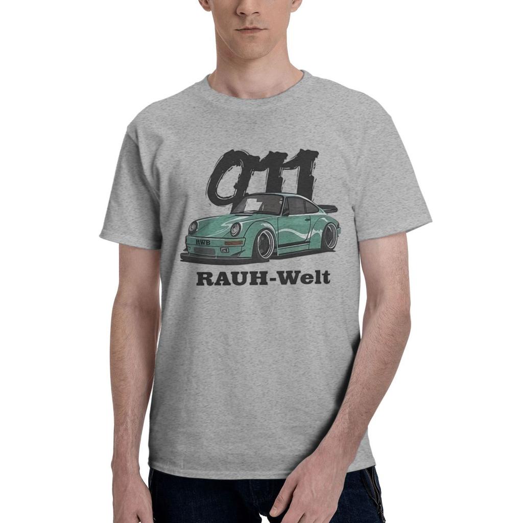 RWB Sports Car Graphic 100 Cotton Casual Breathable Confortable Clothes Mens Clothing Brands Mens Gifts