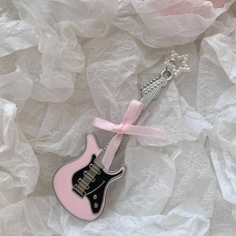 Sweet Bowknot Hair Clip Stylish Guitar Hairpin Fashionable Hair Barrette Delicate Hair Jewelry Hair Adornments for Women