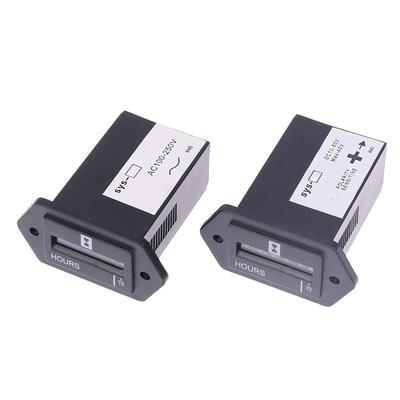 6 Digits 100-250V Ac 10-80V Dc Hour Meter,Complete Sealed Quartz Timer Counter Sys-1