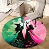 Witch Chair Mat Round Rug Office Carpet, Non Slip, Suitable for Living Rooms, Bedrooms,Decor1205921a