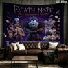 Tapeçaria de Parede Death Note Pendente Estético de Parede Manta de Tecido Impressa Tapeçarias Decorativas Para Quarto Sala de Estar Decoração de Casa
