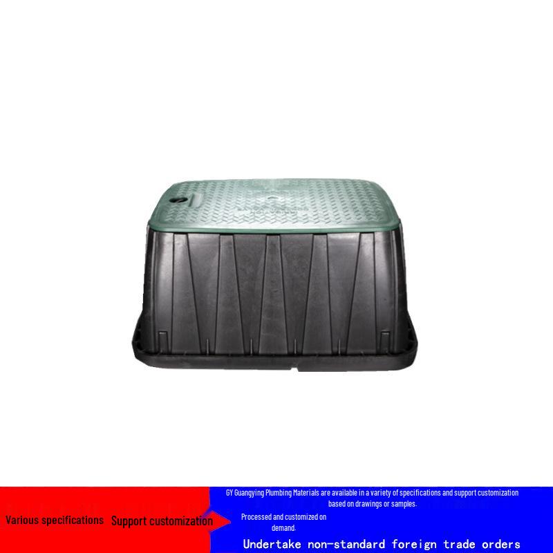 PE Water Valve Box for Landscaping: Engineering Plastic Underground Solenoid Valve Box in 6, 10, 12, and 14 inches.