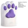 Cat Paw Pen Holder 3D Printed Pet Paw Design Desktop Organizer Makeup Brush Storage Cup for Desk Vanity Workspace Decor