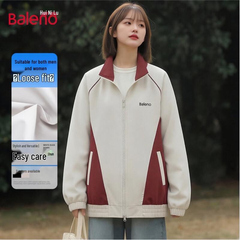 Baleno Women s Colorblock Stand Collar Jacket 2XL