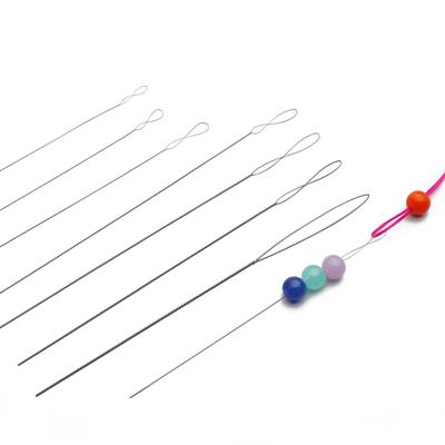 Big Eye Beading Needles Stainless Steel Easy Thread String Cord Pins For Beads DIY Jewellry Making Tools Sewing Accessories
