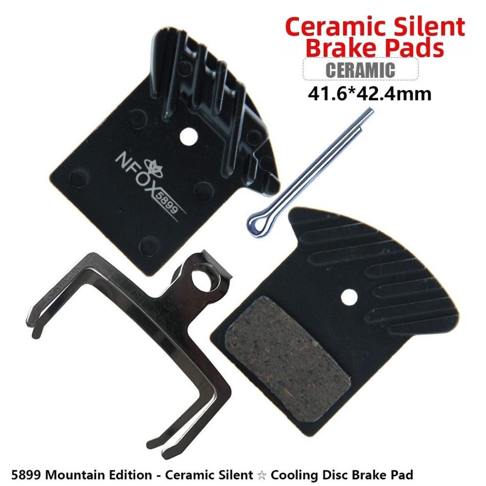 1set Metal Four Piston Black Disc Brake Pad  for Scooter Electric Vehicle