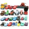 Cars Disney Pixar Cars Lightning McQueen Rhapsody Matador Bulldozer Truck Mater Harvester 1:55 Diecast Metal Car Model Toy