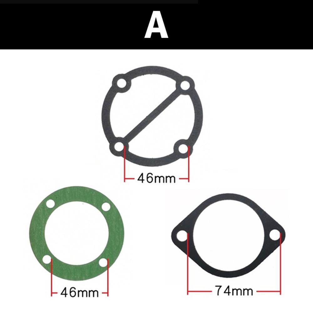 Gaskets Washers Valve Plate 3Pcs Set Air Compressor Base Valve Plate Cylinder Head Gaskets Plastic Air Tools Workshop Equipment