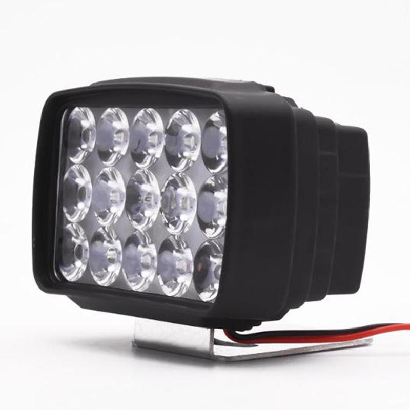 Motorcycle Headlight Spot Light 15 LED 1000LM Motos ATV UTV Scooter Lighting
