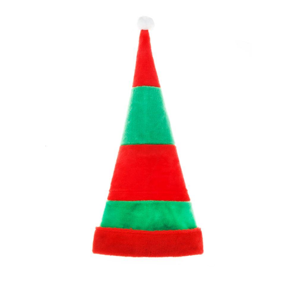 Clown Cap Santa Claus Beanies Korean Winter Caps Women Christmas Hats Red Green Striped Velvet Hats