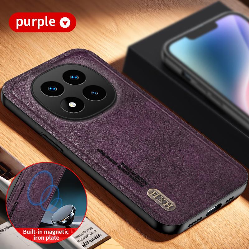 Magnetic for Xiaomi Redmi Note 14 Pro 14 4G 5G Case Leather Matte Full Camera Protect Cover Soft Bumper Shockproof Shell Fundas