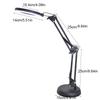 Practical Metal Desktop LED Lamp Long Arm Folding Reading Lamp Flexible 10 Dimming Modes Eye Protection Lamp Nail Manicure Table