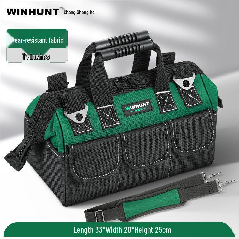 Everwinner Durable Canvas Electrician Tool Bag - Sturdy, Thickened, and Wear-Resistant