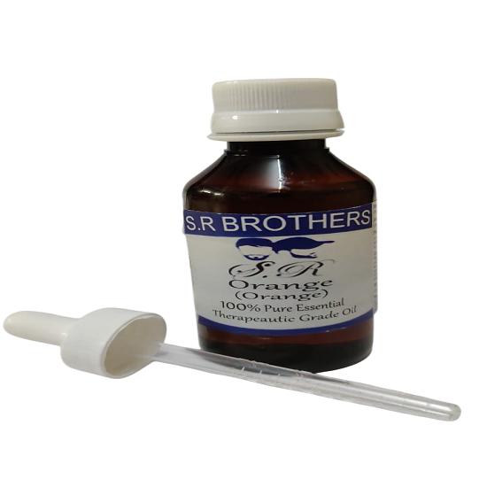 

S.R Brothers Orange oil (Orange) Pure & Natural Therapeutic Grade Essential Oil Plastic with Dropper 10ml
