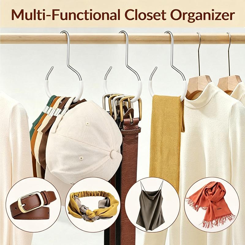 Stainless Steel S Shaped Hanging Hooks Non Slip Dipped Coating Wide Opening For Closet Organizing Hanging Bags Clothes Hats