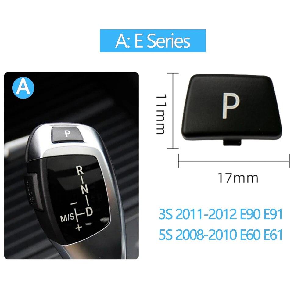 

Автомобильный рычаг переключения передач, кнопка автостоянки P, замена крышки для BMW 3 5 7 X3 X4 X5 X6 Series E90 F30 F10 F01 F25 Model A Black