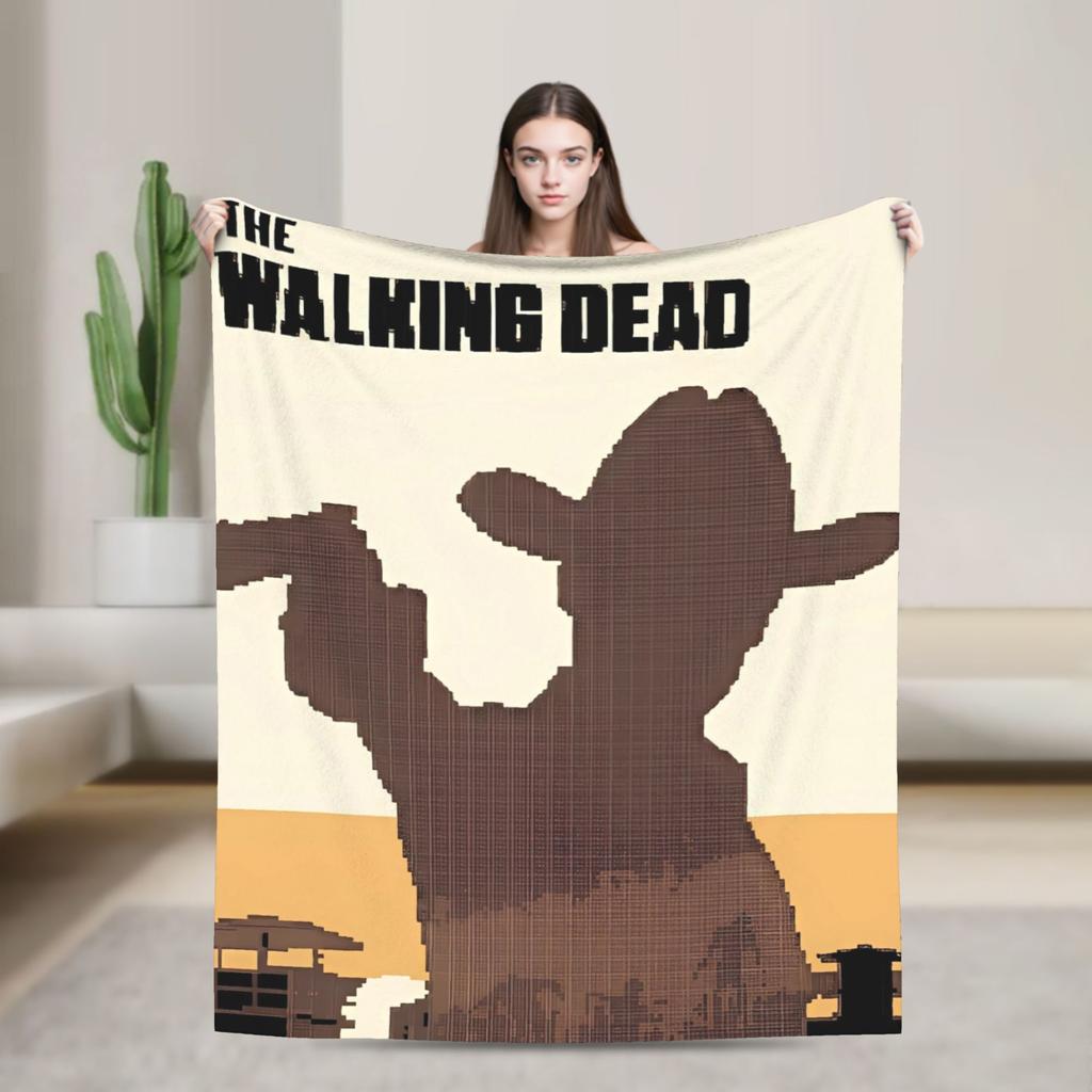 Walking Deads   Blanket Quality Soft  Throw Blanket Spring Child Couch Chair Fluffy Bedspread