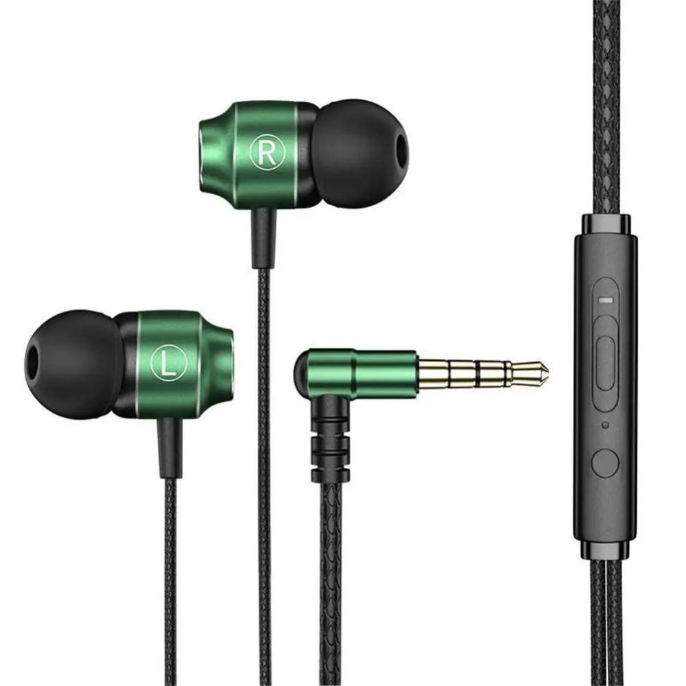 in Ear Earphone Stereo InEar Microphone Portable Music Earphones