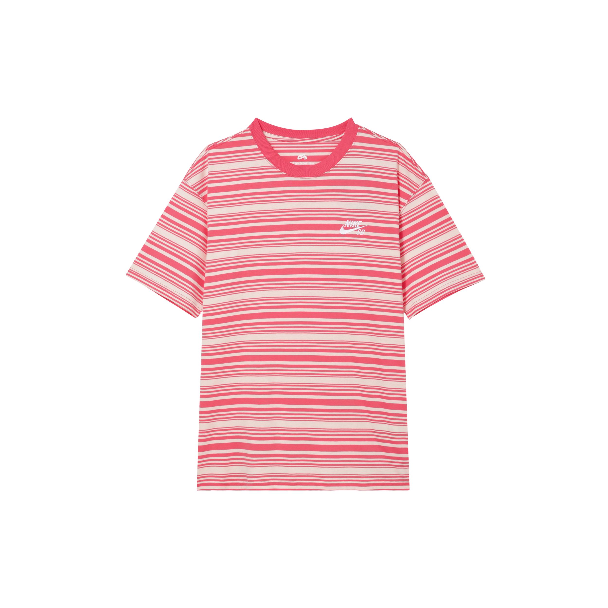 

Чоловіча футболка пуловер з коротким рукавом Nike, зручна, приємна до шкіри, м яка, з принтом логотипу в смужку, чоловічі топи, колір крижаний гранат FQ3712838 L