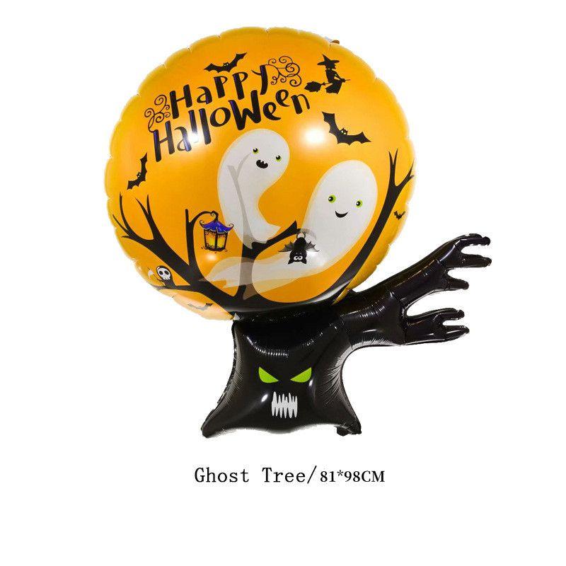 Halloween Decorations Spider Foil Balloon Toy Bat Ball Halloween Supplies Party