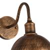 Elegant Metal Wall Sconce with E27 Lighting Fixture for Bedroom Decor