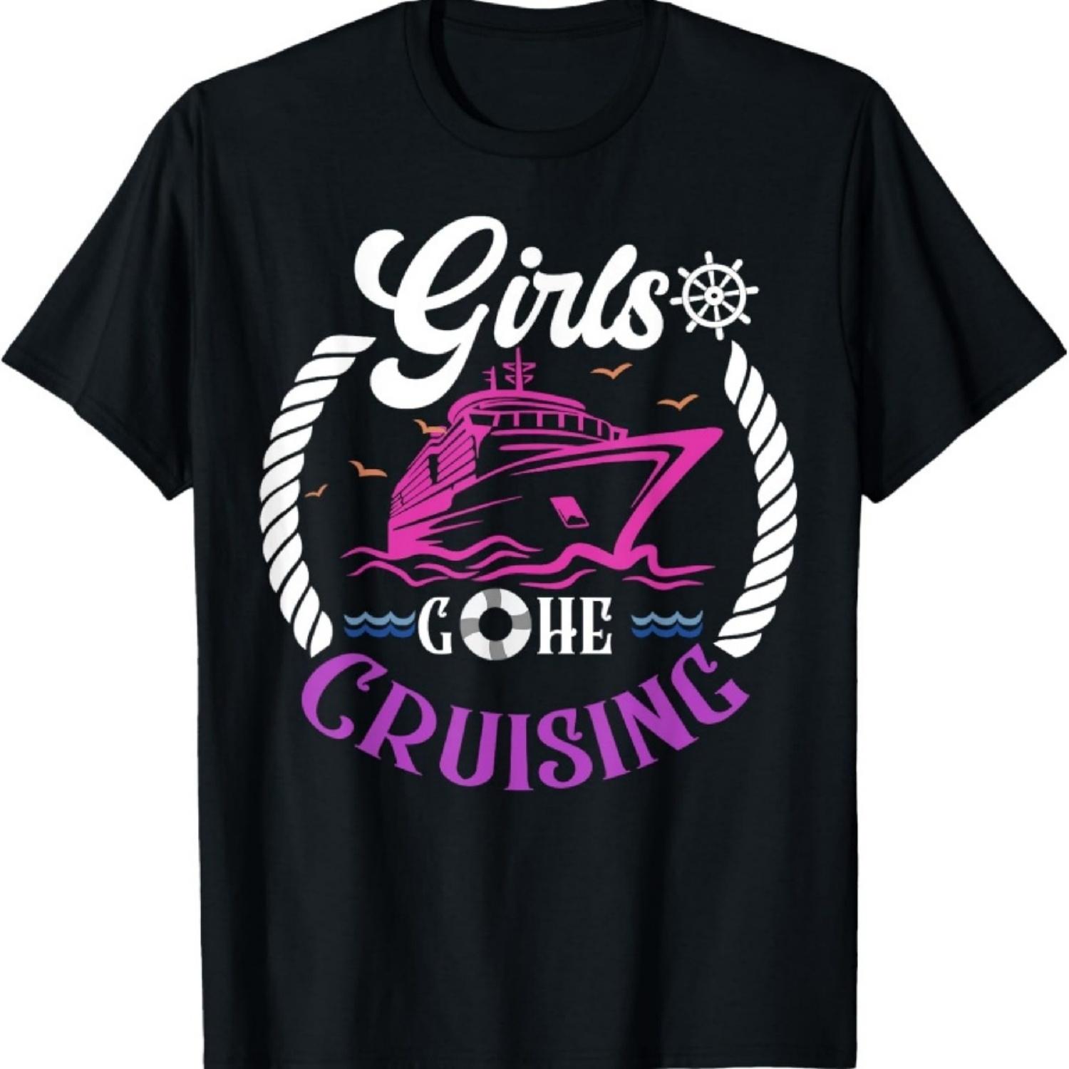

Girls Gone Cruising For Women Cruise Lovers Girl Vacation T-Shirt XXXXXL чёрный