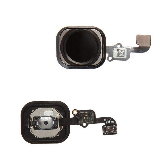 Nappe Bouton Home Noir Pour Apple iPhone 6s+ A1634 A1687 A1699