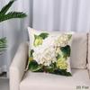 White Hydrangea Pillow Cases Soft Pillow Covers for Home Bedroom Sofa Flower Cushion Covers Birthday Party Baby Shower Supplies