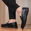 Fashion Lightweight Business Office Formal Men Casual Shoe Leather Men Loafers Shoes Fashion Designer Slip On Boat Quality Social Shoes