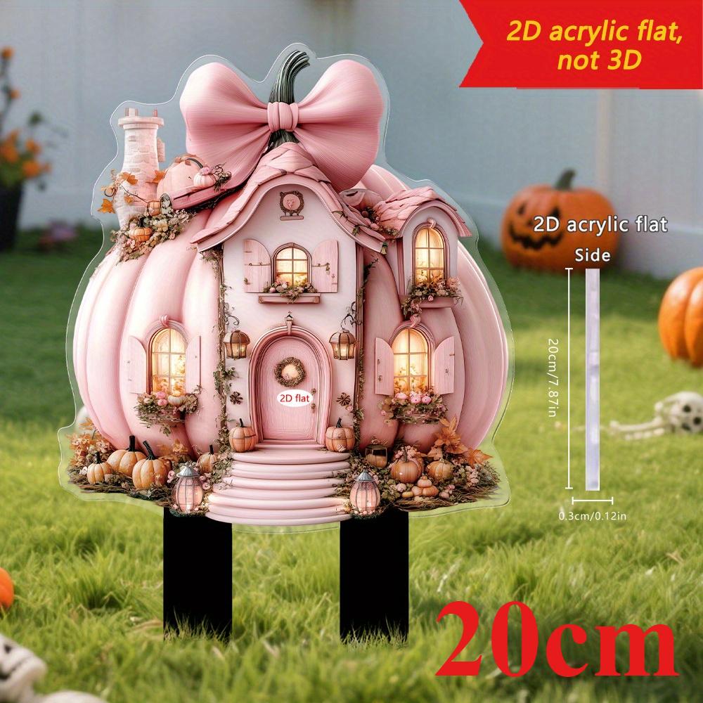 

Cute little witch, 2D flat acrylic, decoration, suitable for garden, lawn, potted plants, outdoor, Christmas, Halloween 20cm
