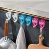 Wall-Mounted Kitchen Trash Bag Holder Hook for Cabinet Doors