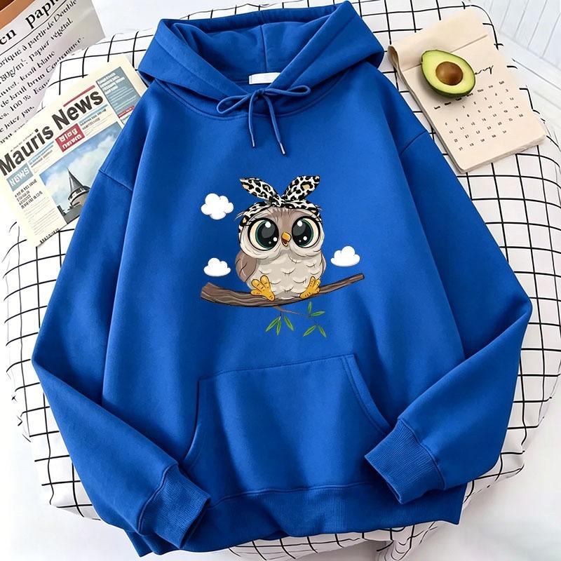 Cute Cartoon Owl Funny Hoodies Spring Autumn Winter Casual Hoodies Sweatshirts Men Women Pullovers