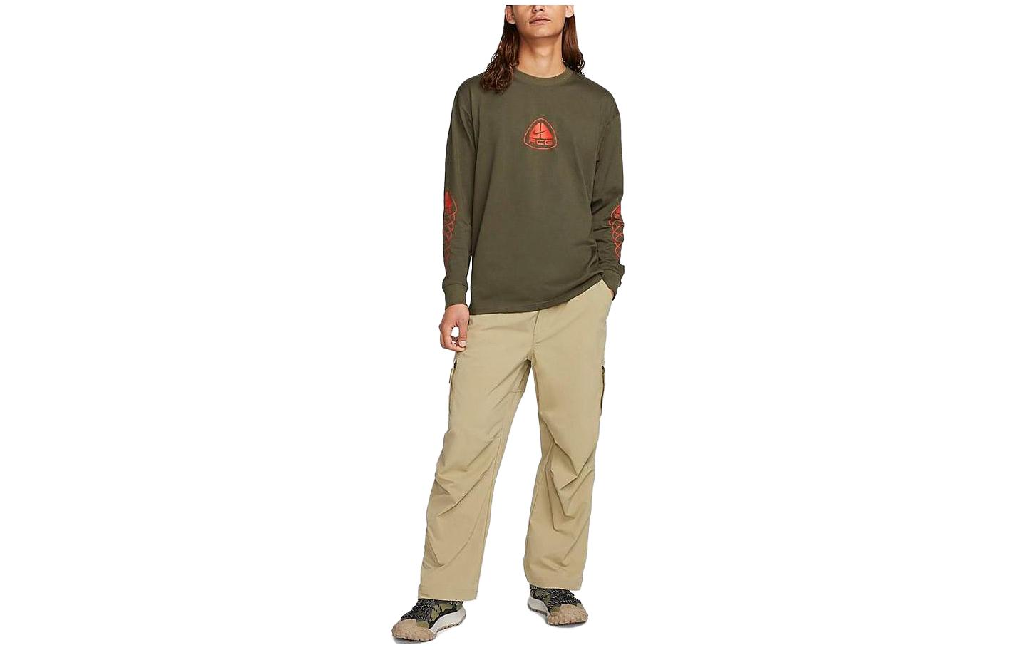 Nike Acg logo-print T-shirt DX9454-325 L