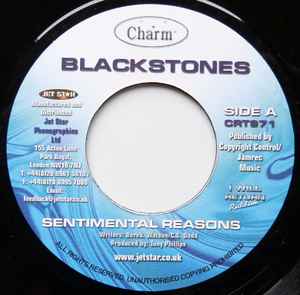7inch Record BLACKSTONES - Sentimental Reasons CRT971 Charm UK Reggae, Ska & Dub Used