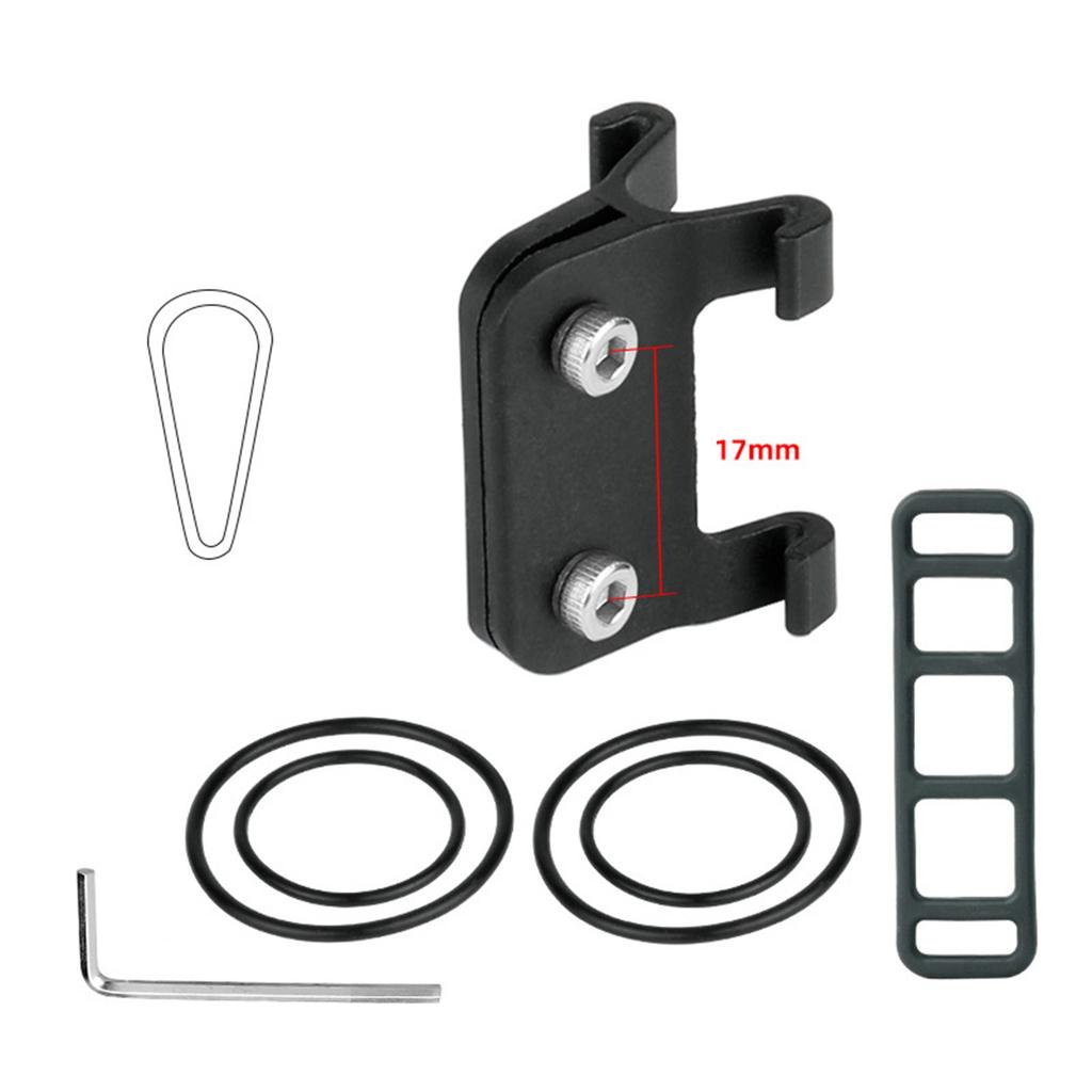 Bike Triathlon Race Number Plate Mount Bicycle Seatpost Holder with Rubber Band