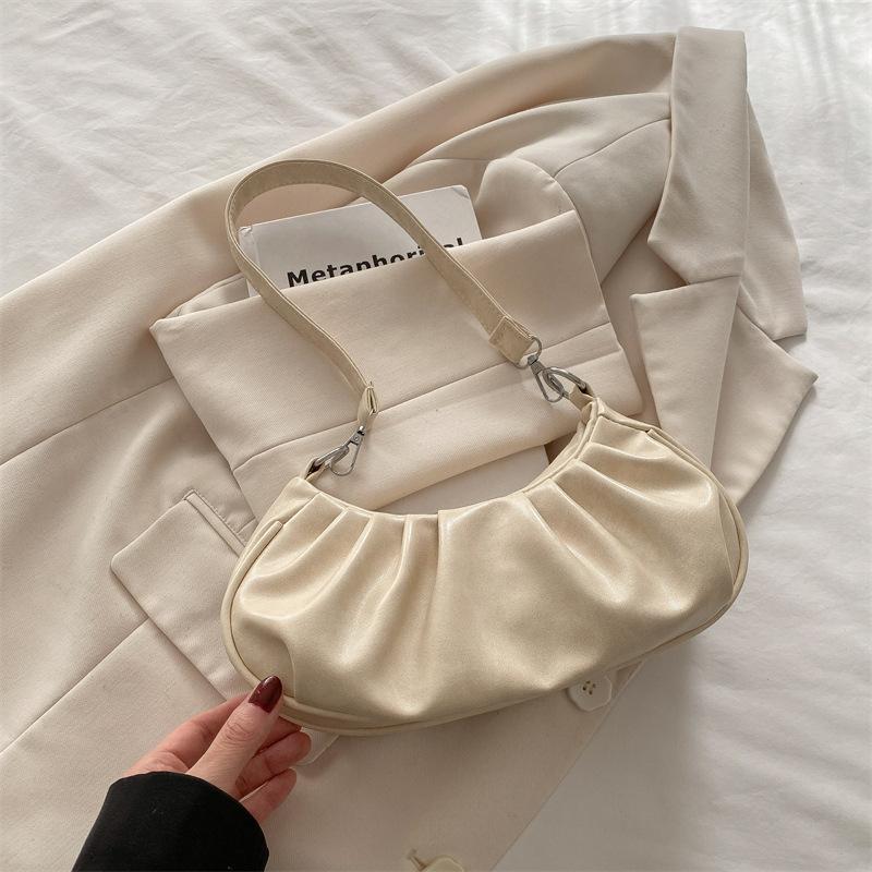 Letní nová všestranná skládaná kabelka cloud capture, ležérní taška do podpaží, taška přes rameno pro ženy