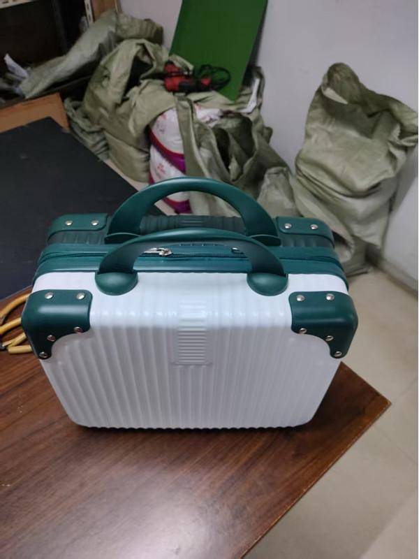 Mini Handbag 14" Makeup Case: Small Suitcase-Style Storage & Gift Box
