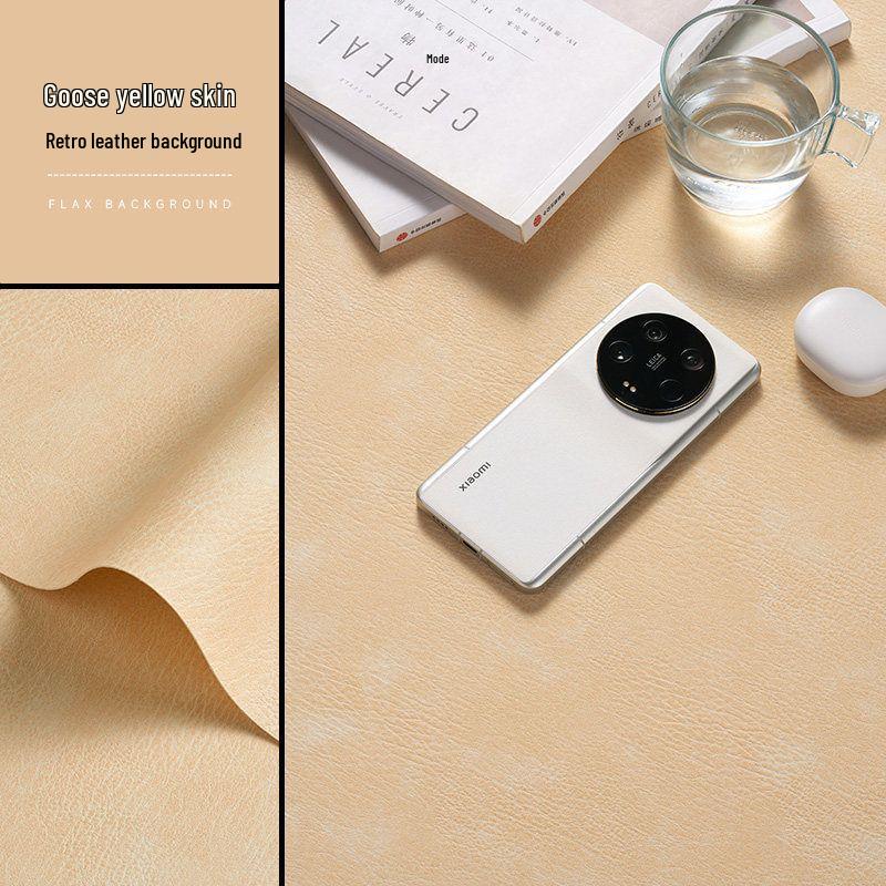 Waterproof Thickened Matte Leather Photography Background for Live Streaming & Still Life