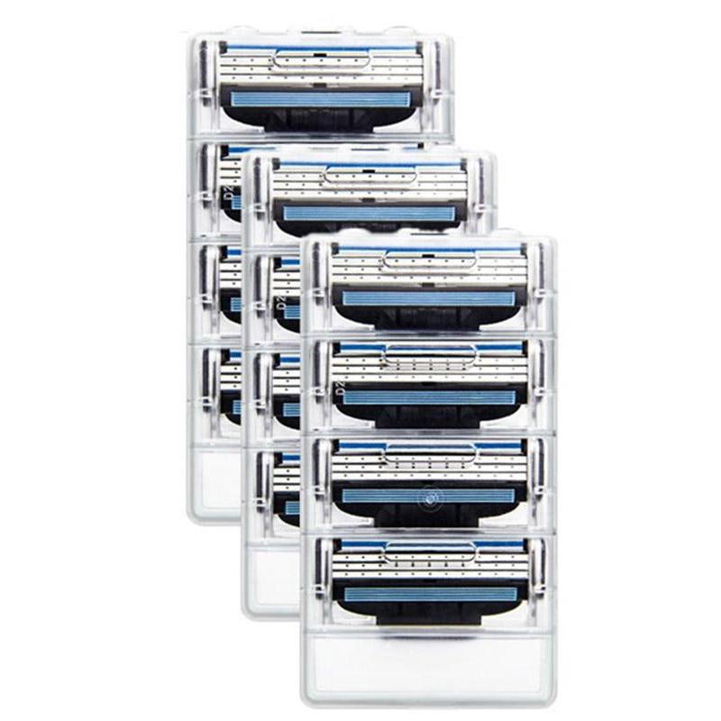 12 шт. кассеты для мужского бритья Mache с 3 лезвиями, сменные лезвия для бритья