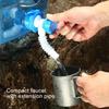 3/5/7.5/10/11L Drinking Water Bucket Portable Car Water Bucket Water Storage Carrier with Faucet for Outdoor Camping Cooking