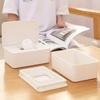 Dustproof Flushable 1pc Sealed Wipes Dispenser Easy To Clean, Space Saving for Desk, Office, Kitchen, Bathroom Vanity