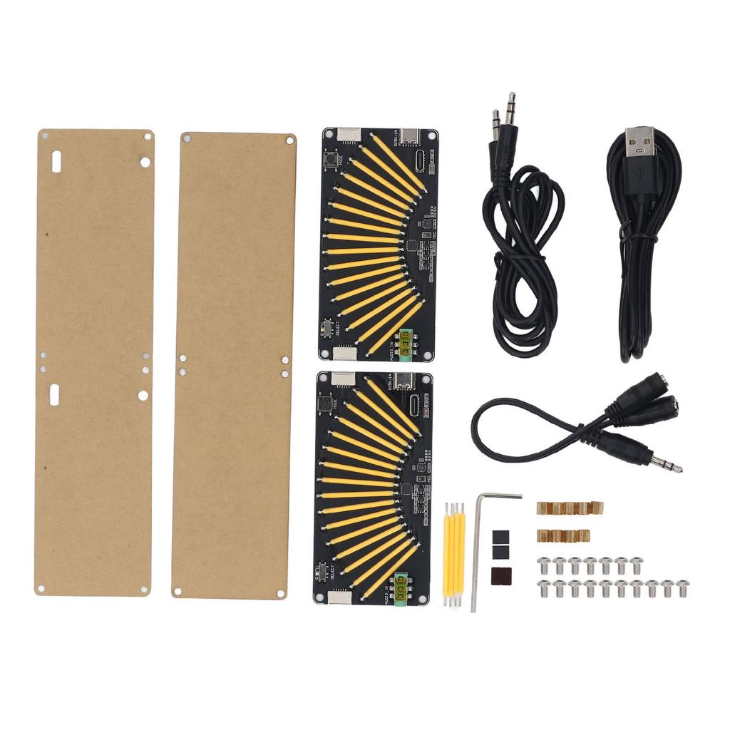 Diodowy wskaźnik poziomu muzyki sterowany głosem -30dB do 2dB 16-bitowy wskaźnik poziomu muzyki do domu