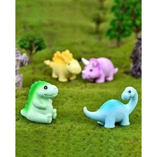1 Set Dinosaurs Miniature Figurines | Decorative Showpiece | Gift for Him/Her, Mother's Day, Home, Bedroom, Living Room, Office, Table, Car Dashboard