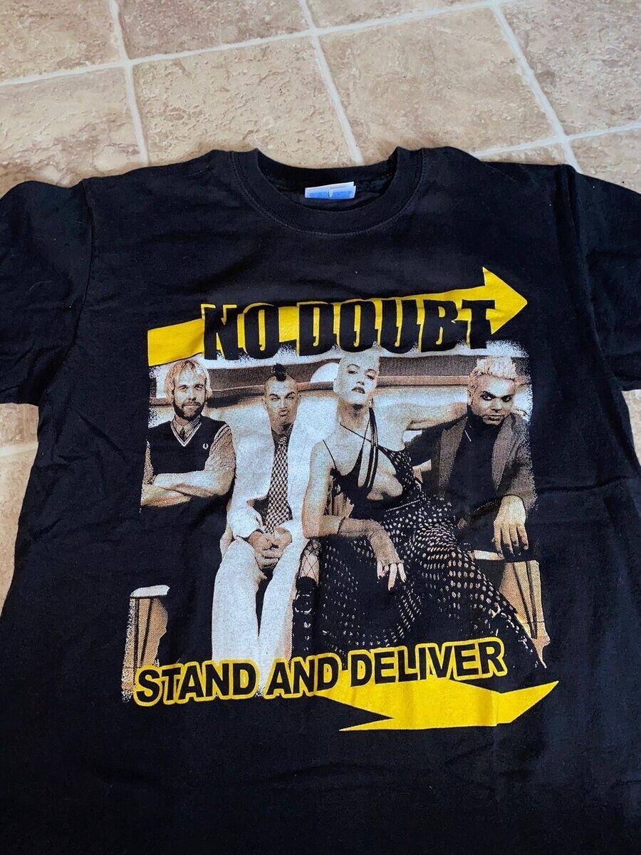 Remake 2009 No Doubt Stand Deliver Black Short sleeve T shirt S