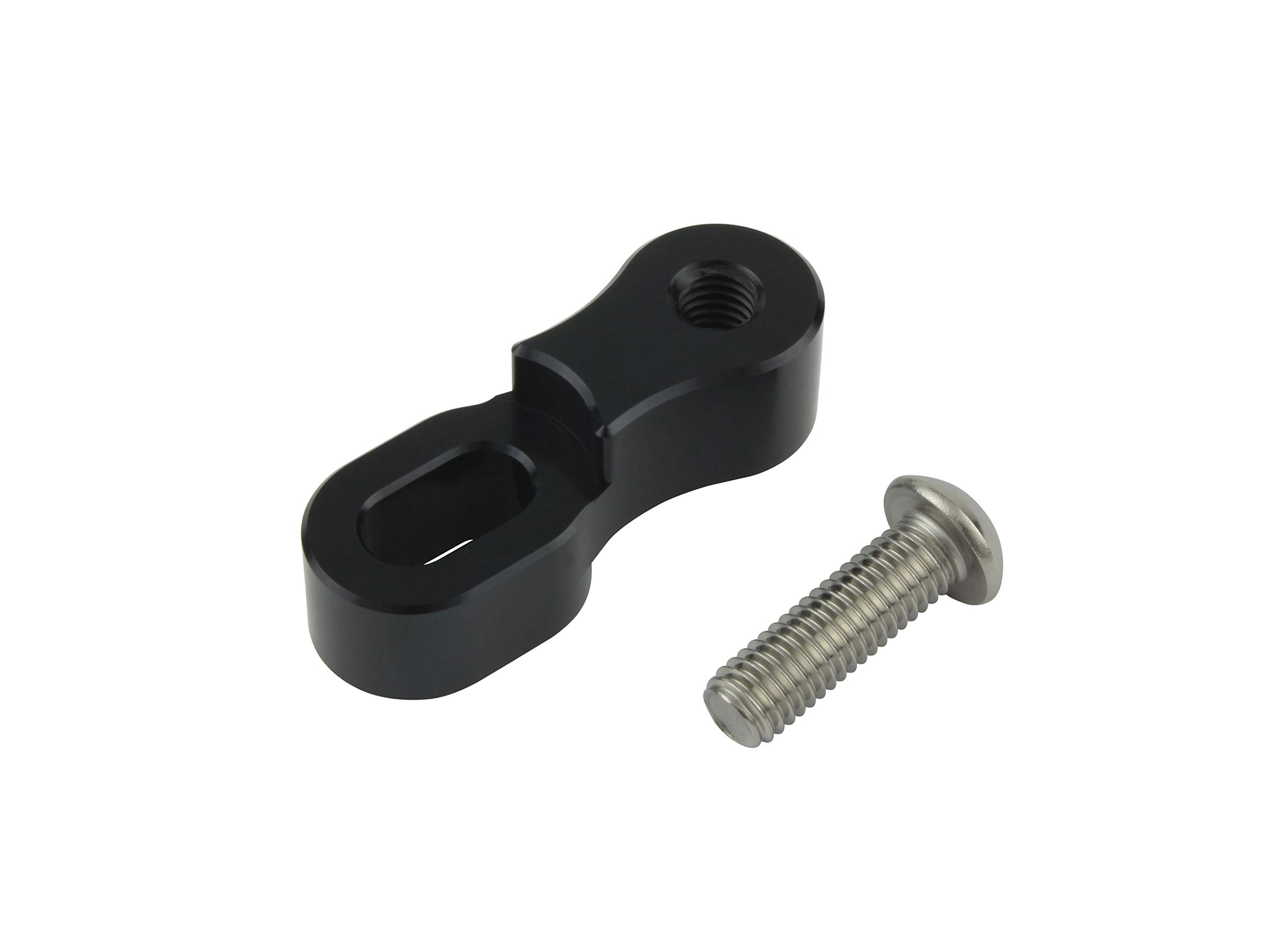 

POSH FAITH Мотоциклетные принадлежности Смещение Зеркальный адаптер M8 Правая резьба Черный 000520-06