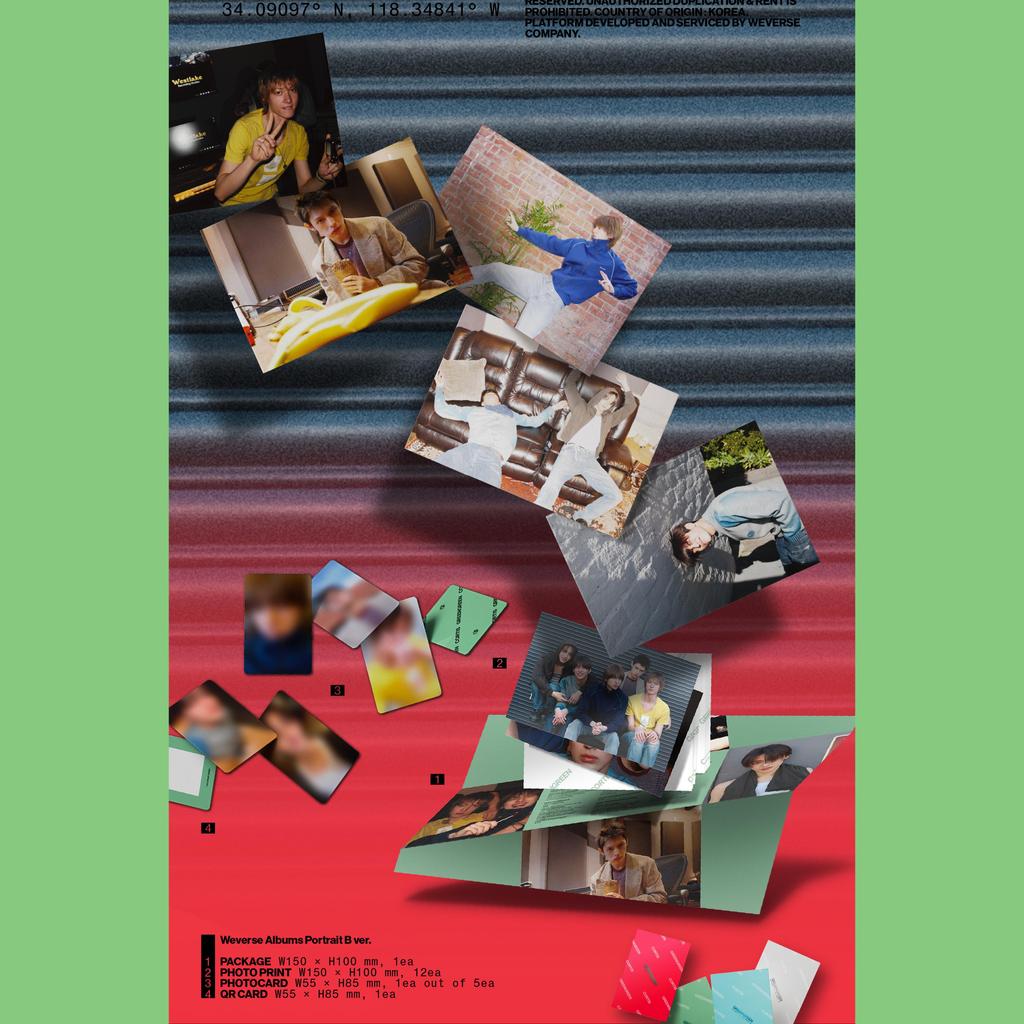 Cortis 2nd EP Album [GREENGREEN] (Weverse Albums Ver.)(Pre Order 30 Days)